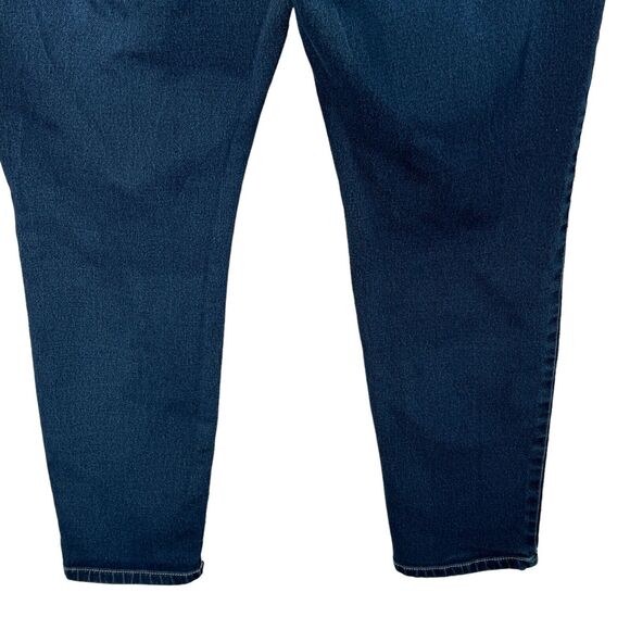 Maurices SZ 20R Jeggings Jeans Whiskered Stretch Rear Pockets Zip-Fly Blue - Picture 6 of 8